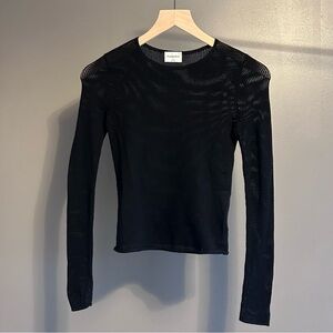 Aritzia- Sunday Best ‘Downtown’ Mesh Top